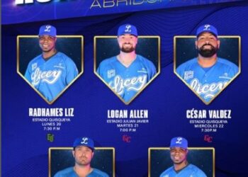 Licey anuncia su rotación para próximos partidos