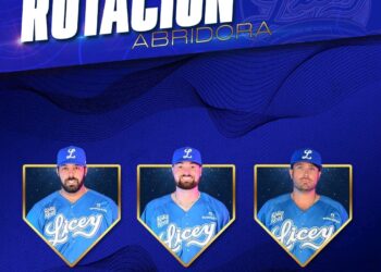 La rotación abridora del Licey para este fin de semana