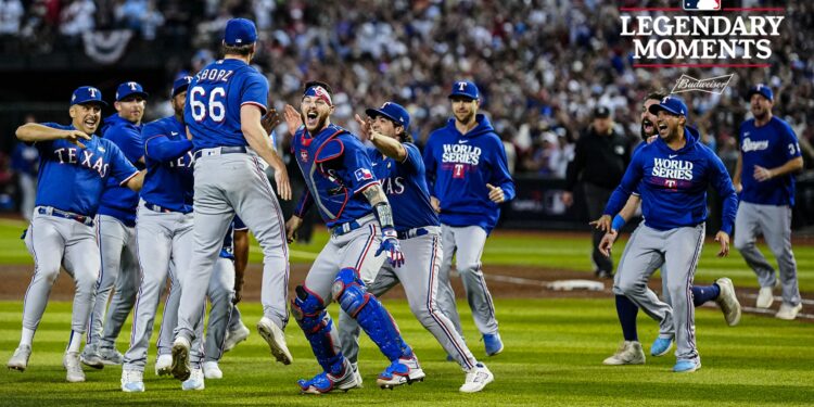 ¡Texas campeón en Grandes Ligas!