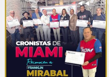 Franklin Mirabal agradece a cronistas deportivos de Miami