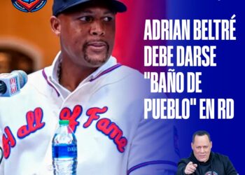 Adrian Beltré:  ¡Necesita un baño de pueblo en RD!