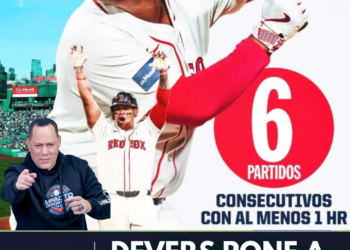 Rafael Devers  pone a temblar el béisbol