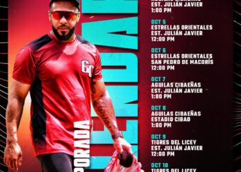 Gigantes del Cibao jugarán nueve partidos de pretemporada