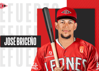 José Briceño reforzará la receptoría de los Leones