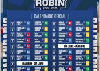 LIDOM anuncia calendario Round Robin del torneo de 2024-25