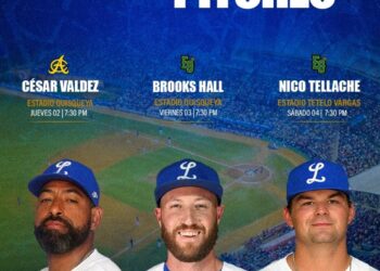 Licey anuncia rotación para primeros tres partidos Round Robin