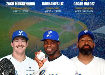 Licey anuncia rotación para próximos tres partidos