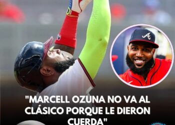 Marcell Ozuna no va al Clásico porque le dieron cuerda