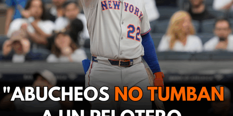 Abucheos no tumban un pelotero