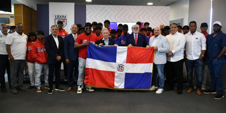 LIDOM realiza acto de abanderamiento Serie del Caribe Kids 2025