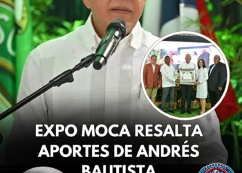 Expo Moca 2025 reconoce trayectoria y aportes de Andrés  Bautista