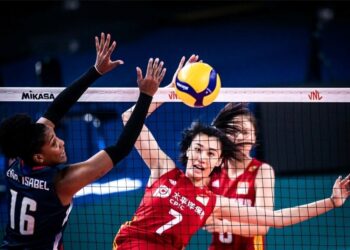 Voleibol RD choca este miércoles ante China  a las 5:00 pm  en continuación de Liga de Naciones