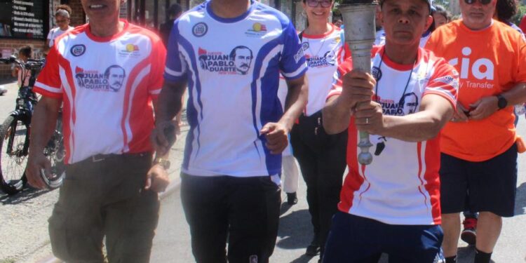 El fuego de los Juegos Deportivos Juan Pablo Duarte en NY inició su recorrido
