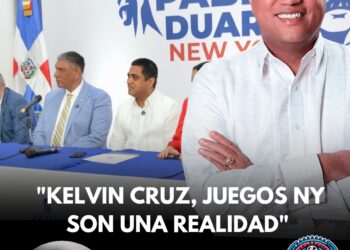 Ministro Kelvin Cruz anuncia Juegos Juan Pablo Duarte en Nueva York