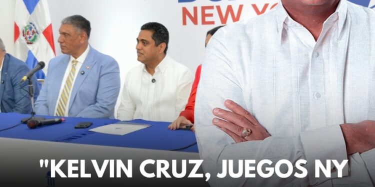 Ministro Kelvin Cruz anuncia Juegos Juan Pablo Duarte en Nueva York