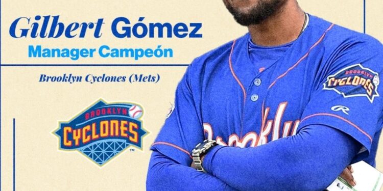 Gilbert Gómez; campeón con Brooklyn Cyclones