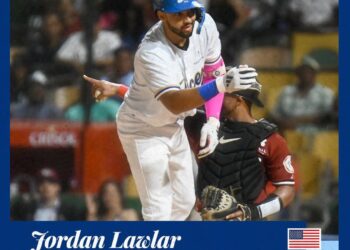 Jordan Lawlar, súper promesa de MLB regresa al Licey