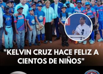 Kelvin Cruz entrega remozado play de béisbol en el Parque del Este