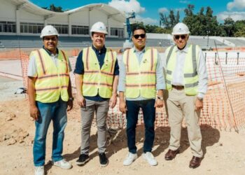 MIVED y comité de los Juegos Centroamericanos supervisan obras en el Centro Olímpico
